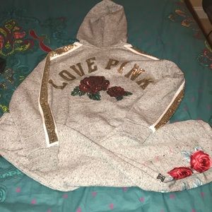 VS PINK BLING TRACKSUIT